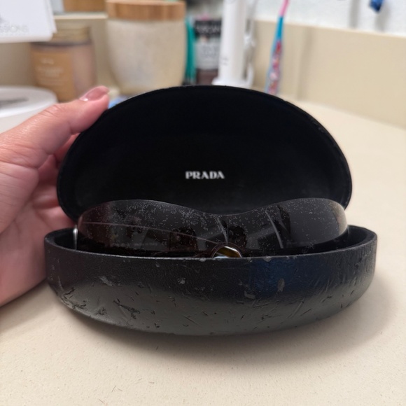 PRADA Tinted Shield Sunglasses